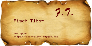 Fisch Tibor névjegykártya